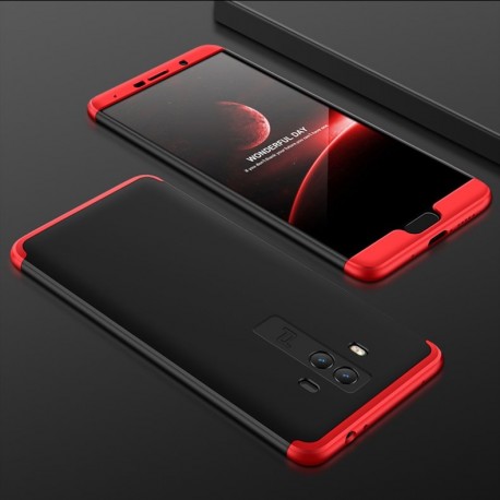 Coque 360 Huawei Mate 10 Noir et Rouge