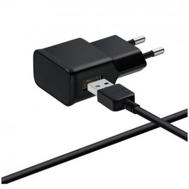 Chargeur 220v avec Cable USB 2000mAh Noir