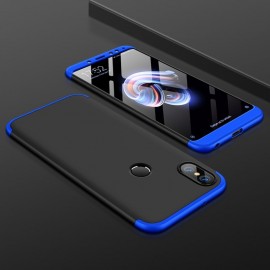 Coque 360 Xiaomi Redmi S2 Noir et Bleu