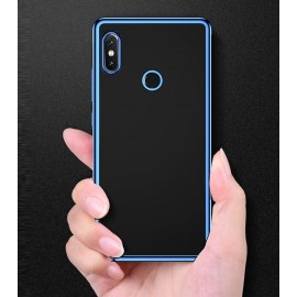 Coque Xiaomi Redmi S2 Tpu Bords Bleu
