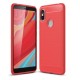 Coque Silicone Xiaomi Redmi S2 Brossé Rouge