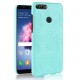 Coque Huawei P Smart Cuir Turquoise