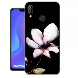 Coque Silicone Huawei P Smart Plus Fleur