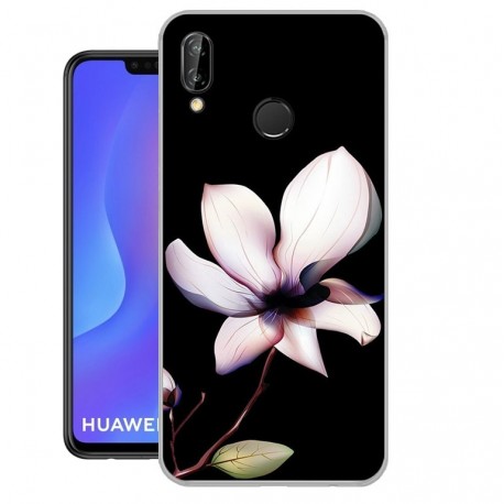 Coque Silicone Huawei P Smart Plus Fleur