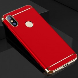 Coque Xiaomi MI A2 Rigide Chromée Rouge