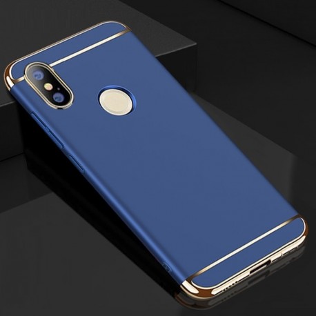 Coque Xiaomi MI A2 Rigide Chromée Bleu