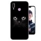 Coque Silicone Honor Play Chat Noir