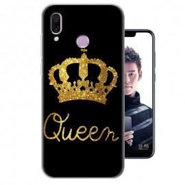 Coque Silicone Honor Play Bling Queen