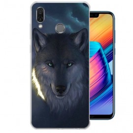 Coque Silicone Honor Play Loup