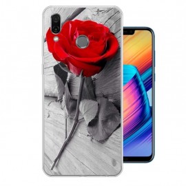 Coque Silicone Honor Play Rose