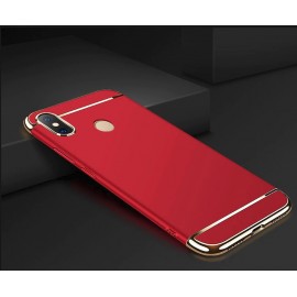 Coque Xiaomi MI 8 Rigide Chromée Rouge