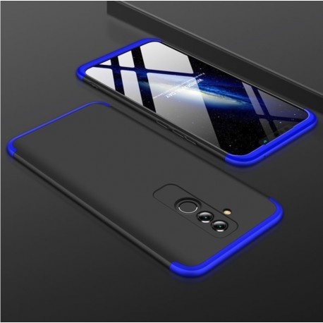 Coque 360 Huawei Mate 20 Lite Noir et Bleu