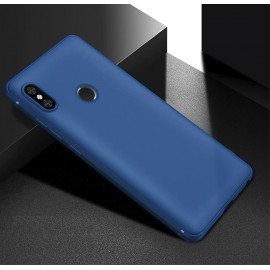 Coque Silicone Xiaomi Redmi Note 6 Pro Extra Fine Bleu
