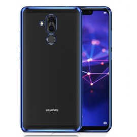 Coque TPU Huawei Mate 20 Lite Chromée Bleu