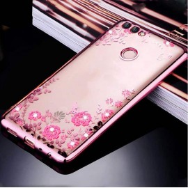 Coque Silicone Huawei P Smart Glam Or Rose