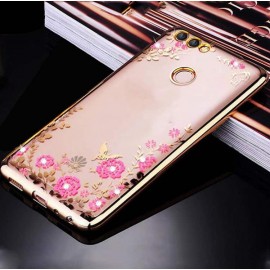 Coque Silicone Huawei P Smart Glam Or