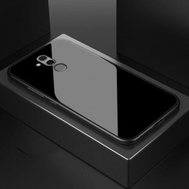 Coque Huawei Mate 20 Lite Silicone Noir et Verre Trempé