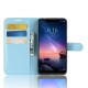 Etuis Portefeuille Xiaomi Redmi Note 6 Pro Simili Cuir Bleu