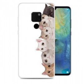 Coque Silicone Huawei Mate 20 Chatons