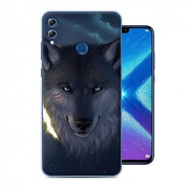 Coque Silicone Honor 8X Loup