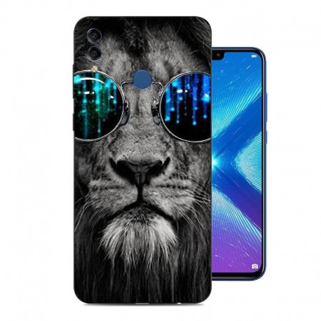 Coque Silicone Honor 8X Lion Cool