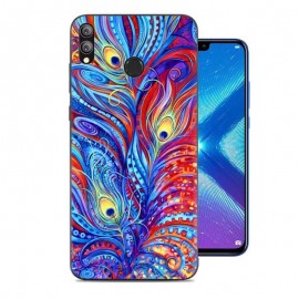 Coque Silicone Honor 8X Plumes