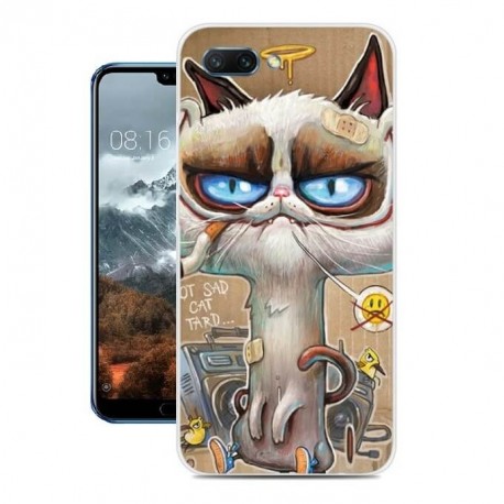 Coque Silicone Honor 10 Vilain Chat