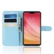 Etuis Portefeuille Xiaomi MI 8 Lite Simili Cuir Bleu