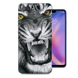 Coque Silicone Xiaomi MI 8 Lite Tigre