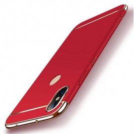 Coque Xiaomi Redmi Note 6 Pro Rigide Chromée Rouge