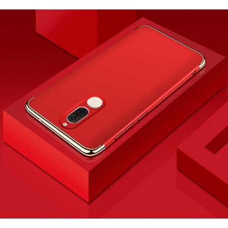 Coque Huawei Mate 10 Lite Rigide Chromé Rouge