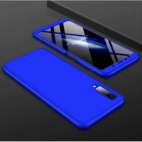 Coque 360 Samsung Galaxy A7 2018 Bleu