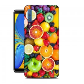 Coque Silicone Samsung Galaxy A7 2018 Fruits