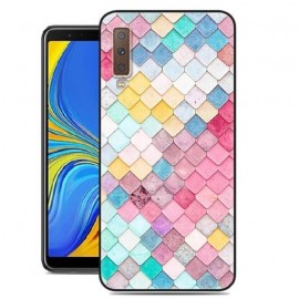 Coque Silicone Samsung Galaxy A7 2018 Aquarelles