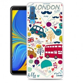 Coque Silicone Samsung Galaxy A7 2018 London