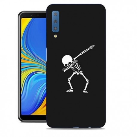 Coque Silicone Samsung Galaxy A7 2018 Squelette