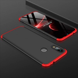 Coque 360 Xiaomi Redmi Note 7 Noir et Rouge