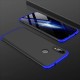 Coque 360 Xiaomi Redmi Note 7 Noir et Bleue
