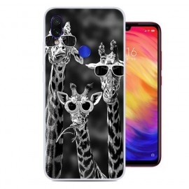 Coque Silicone Xiaomi Redmi Note 7 Girafes