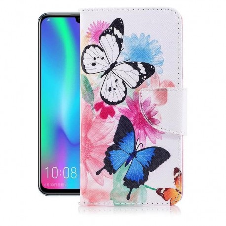 Etuis Portefeuille Huawei P Smart 2019 Papillon