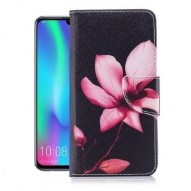 Etuis Portefeuille Huawei P Smart 2019 Fleur