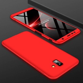 Coque 360 Samsung Galaxy J6 Plus Rouge