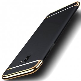 Coque Samsung Galaxy J6 Plus Rigide Chromée Noir