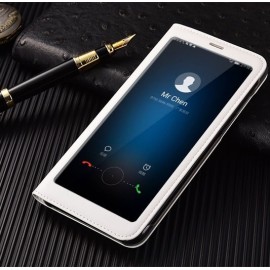 Etuis Portefeuille Huawei Mate 10 Lite Cover Vision Blanc