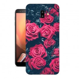 Coque Silicone Samsung Galaxy J6 Plus Roses