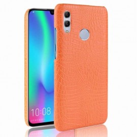 Coque Huawei P Smart 2019 Croco Cuir Orange