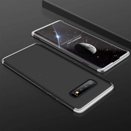 Coque 360 Samsung Galaxy S10 Plus Noir et Grise