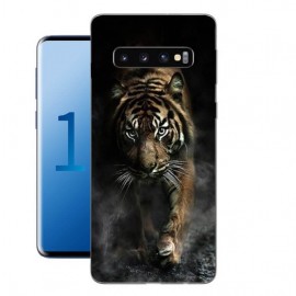 Coque Silicone Samsung Galaxy S10 Plus Tigre
