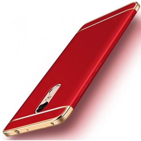 Coque Xiaomi Redmi 5 Plus Rigide Chromée Rouge