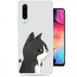 Coque Silicone Huawei P30 Chat
